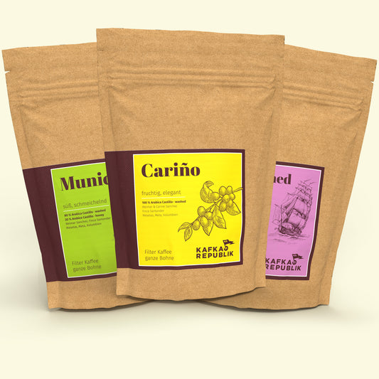 3x 250g Filterkaffee